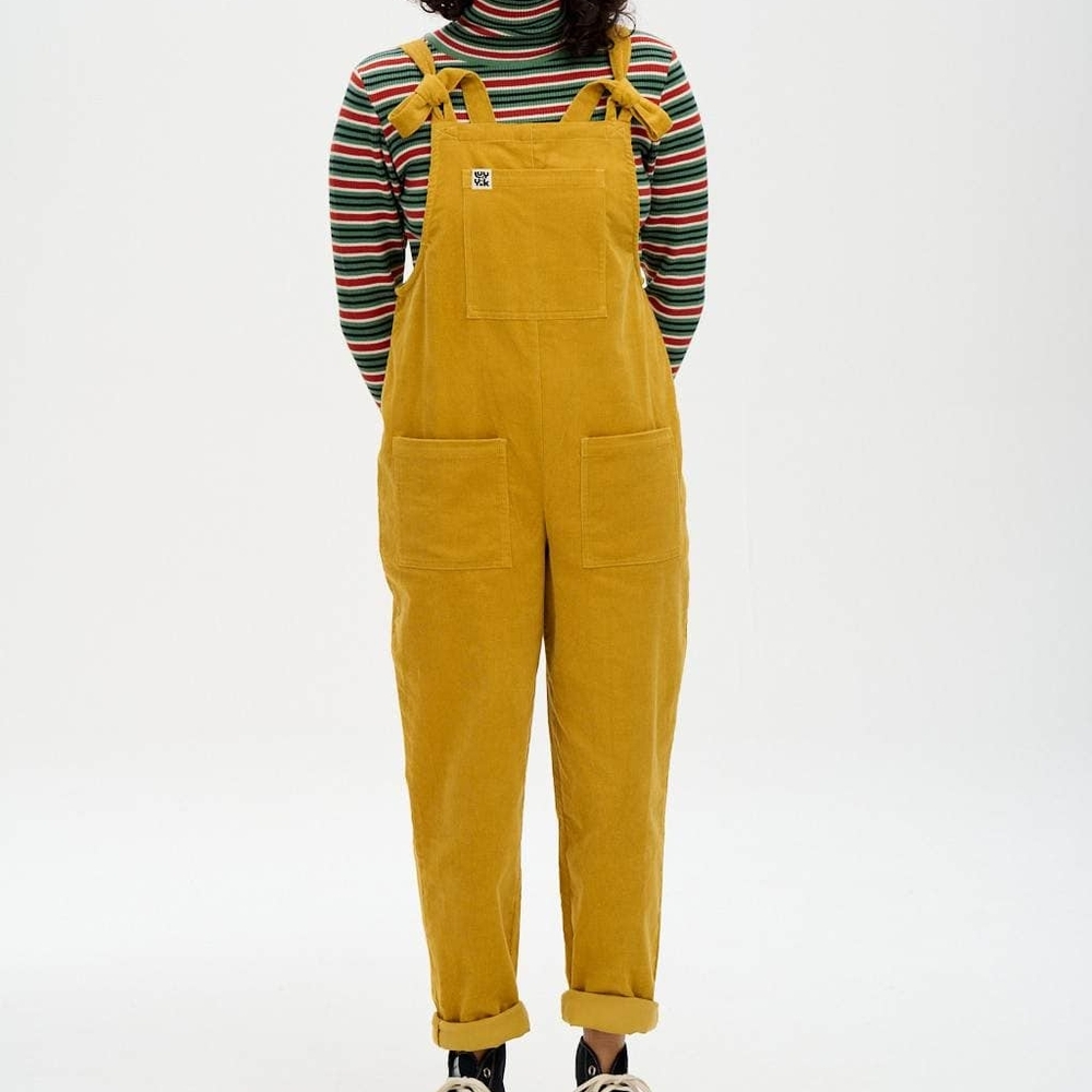 Lucy & Yak Mustard Yellow Corduroy Jumpsuit